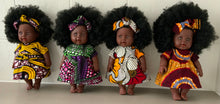 Load image into Gallery viewer, Nandi African 12 inch doll in dress - Red Circles
